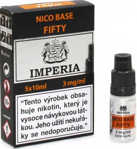 Imperia Nico Base Fifty 50/50 3mg 5x10ml