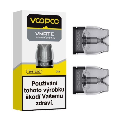 Voopoo Vmate V2 Pod 0,7Ohm 2ml 2ks Voopoo Vmate V2 Pod 0,7Ohm 2ml 2ks